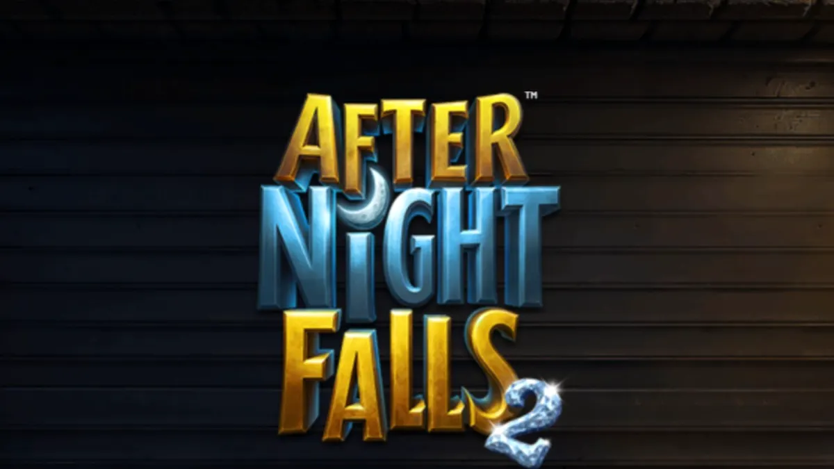 Tampilan antarmuka seluler slot After Night Falls 2 dengan tema noir